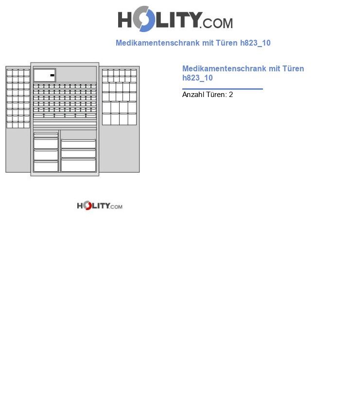 Medikamentenschrank mit Türen h823_10