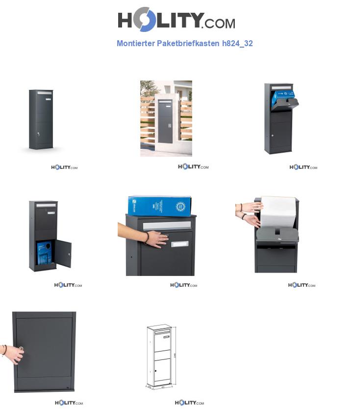 Montierter Paketbriefkasten h824_32