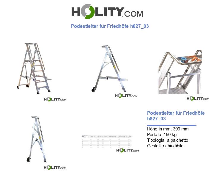 Podestleiter für Friedhöfe h827_03