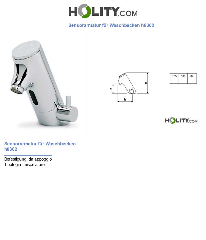 Sensorarmatur für Waschbecken h8302