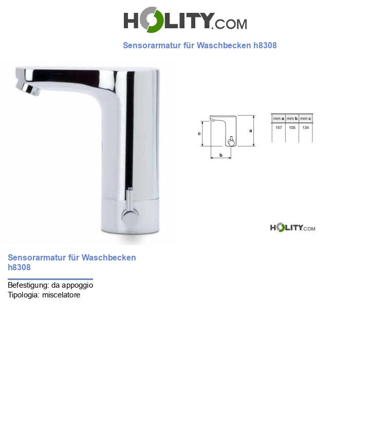 Sensorarmatur für Waschbecken h8308