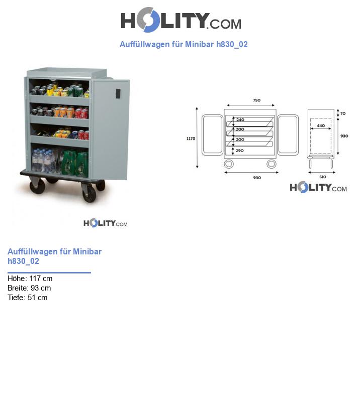 Auffüllwagen für Minibar h830_02