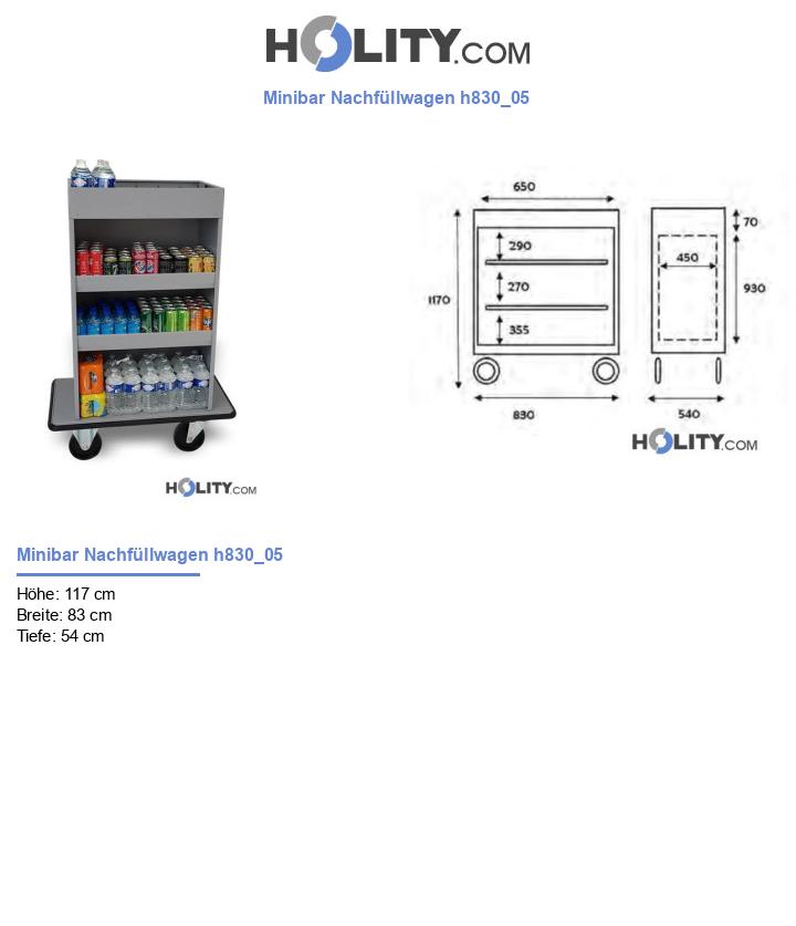Minibar Nachfüllwagen h830_05