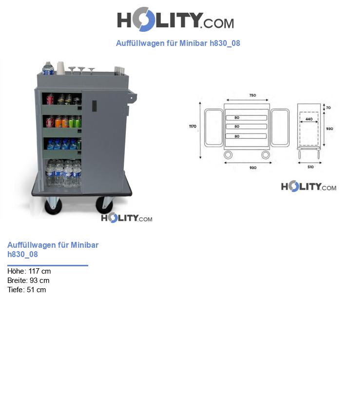 Auffüllwagen für Minibar h830_08