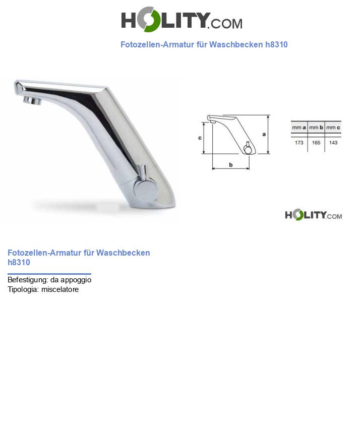 Fotozellen-Armatur für Waschbecken h8310