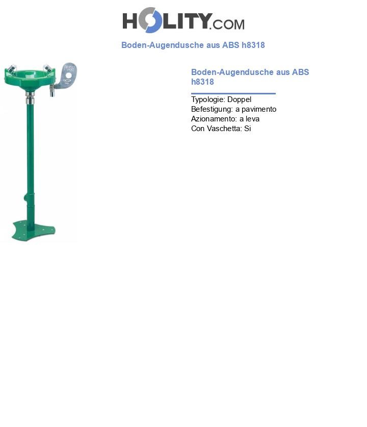 Boden-Augendusche aus ABS h8318