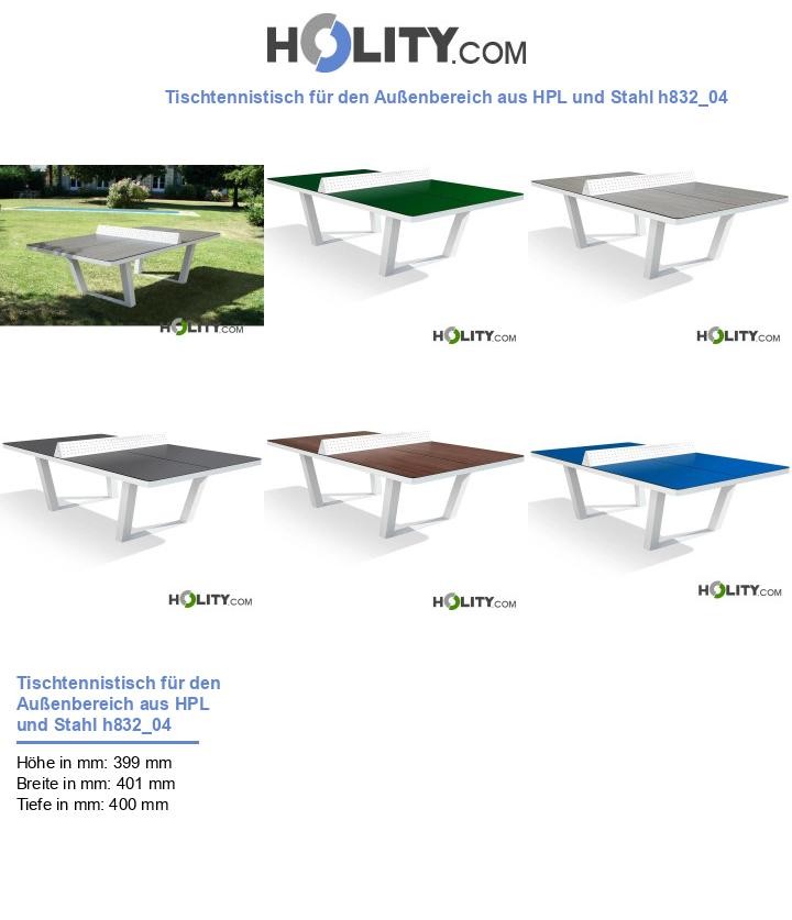 Tischtennistisch für den Außenbereich aus HPL und Stahl h832_04