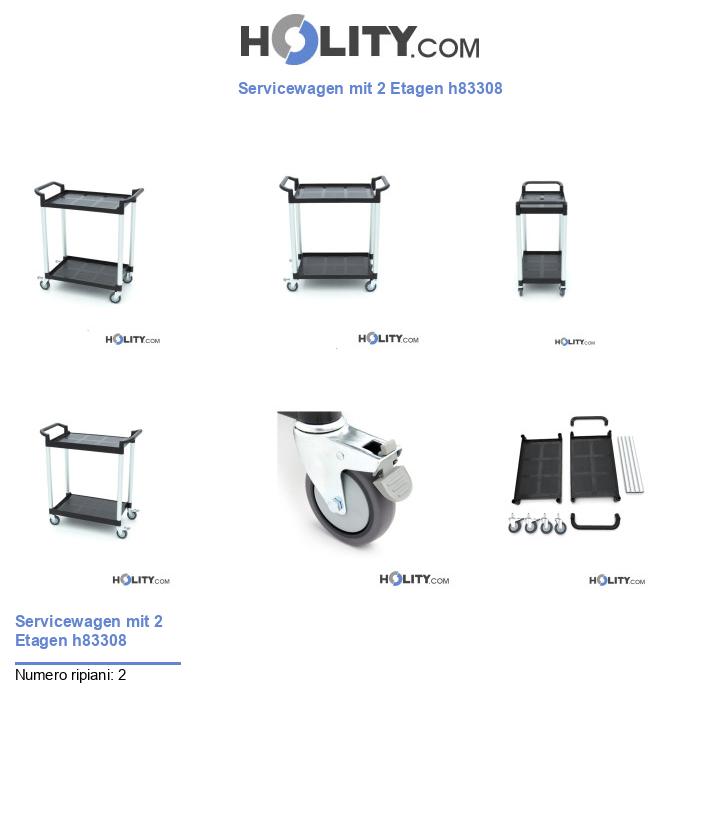 Servicewagen mit 2 Etagen h83308
