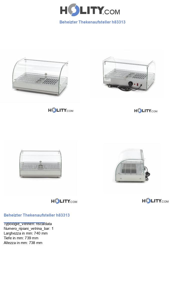 Beheizter Thekenaufsteller h83313