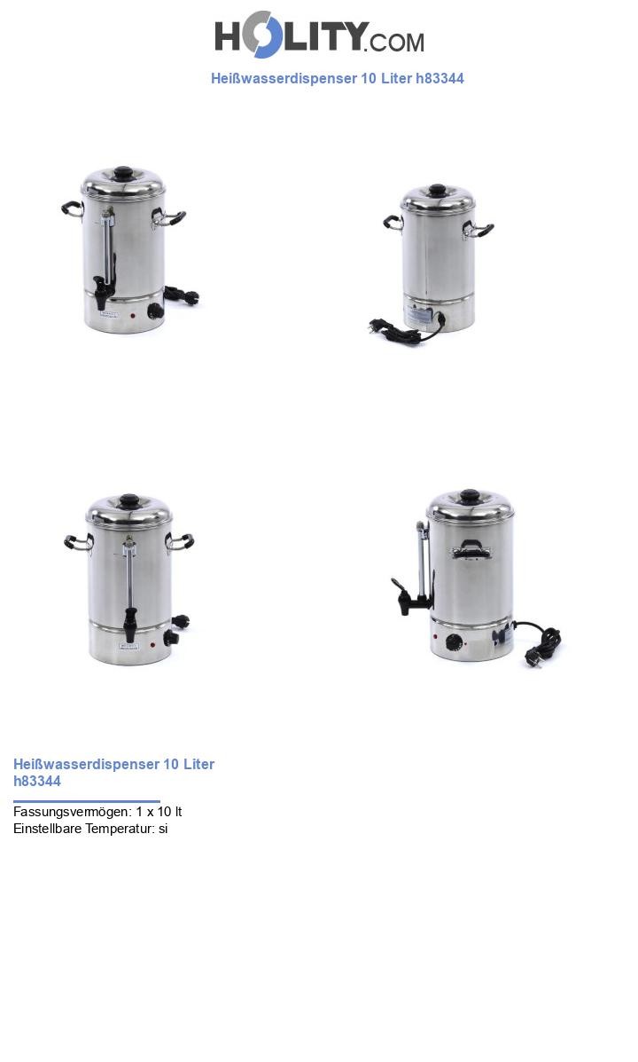 Heißwasserdispenser 10 Liter h83344