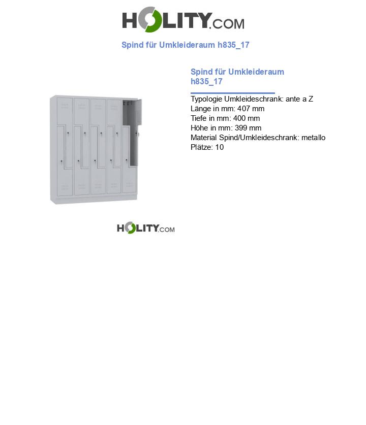 Spind für Umkleideraum h835_17