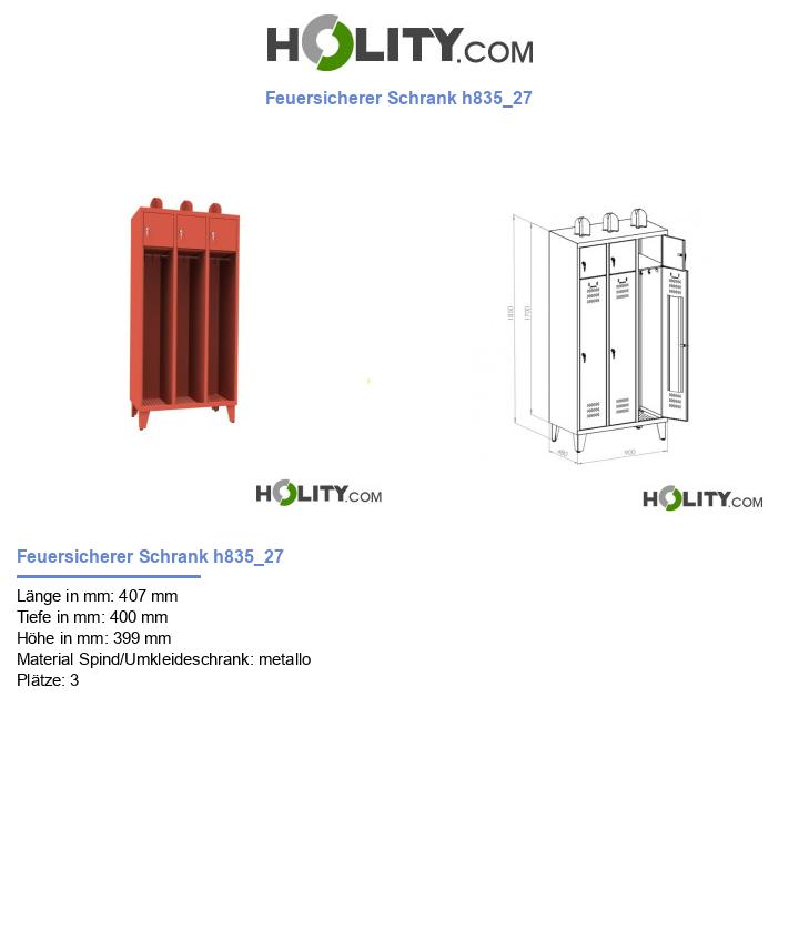 Feuersicherer Schrank h835_27
