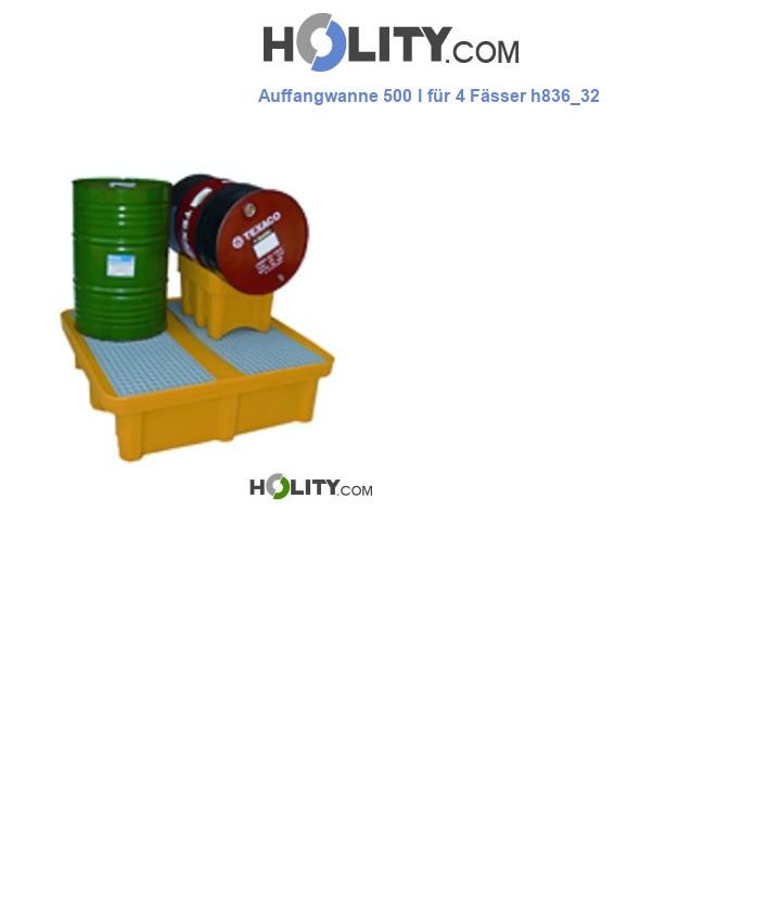 Auffangwanne 500 l für 4 Fässer h836_32