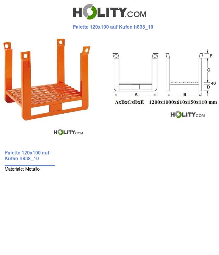 Palette 120x100 auf Kufen h838_10