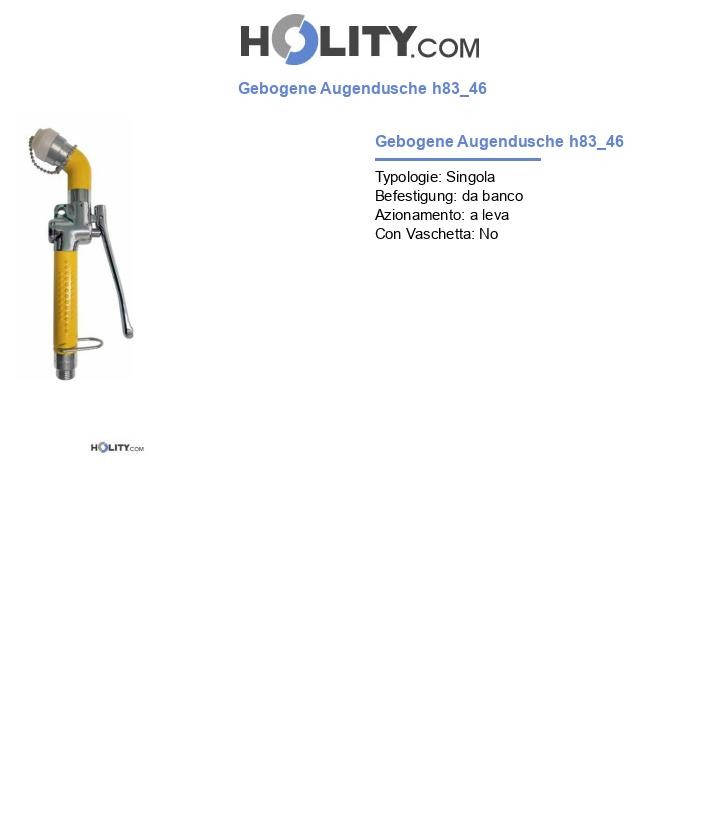 Gebogene Augendusche h83_46