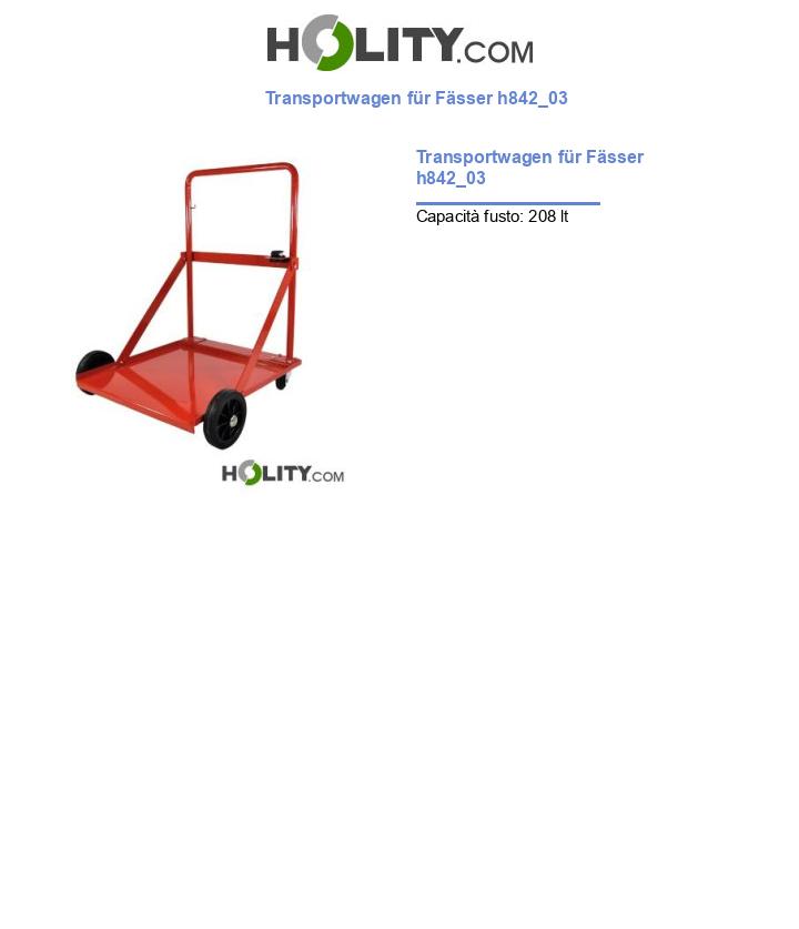 Transportwagen für Fässer h842_03