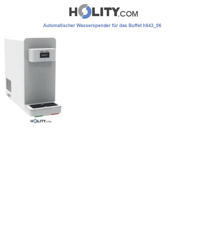 Automatischer Wasserspender für das Buffet h843_06