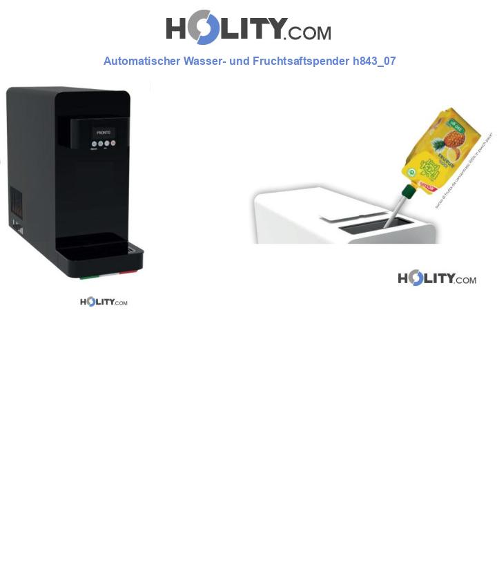 Automatischer Wasser- und Fruchtsaftspender h843_07