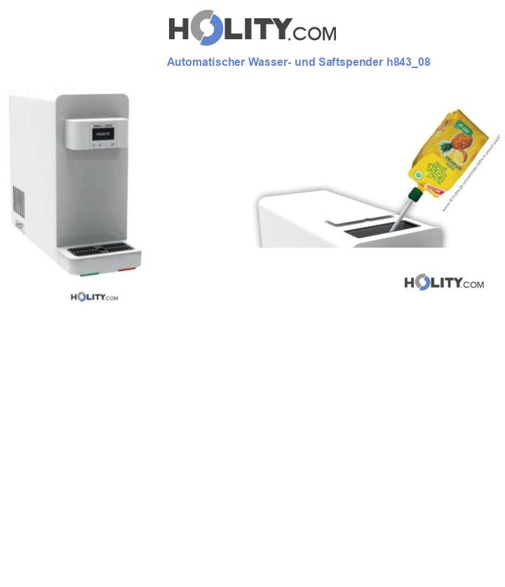 Automatischer Wasser- und Saftspender h843_08