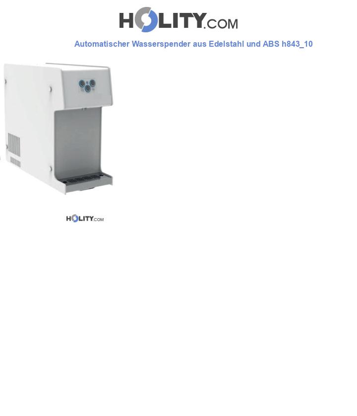 Automatischer Wasserspender aus Edelstahl und ABS h843_10