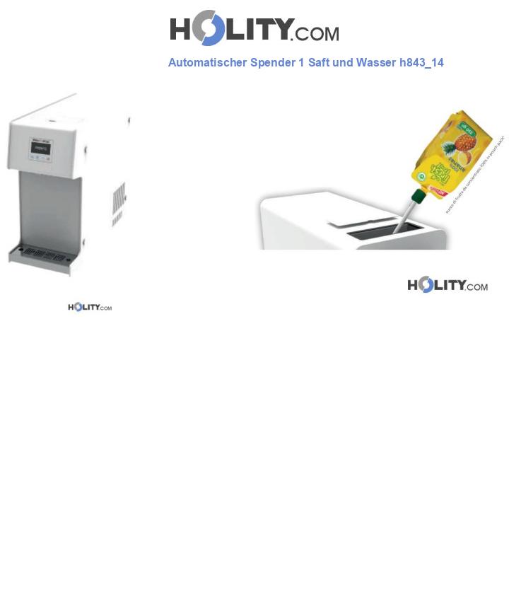 Automatischer Spender 1 Saft und Wasser h843_14