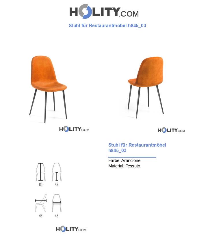 Stuhl für Restaurantmöbel h845_03