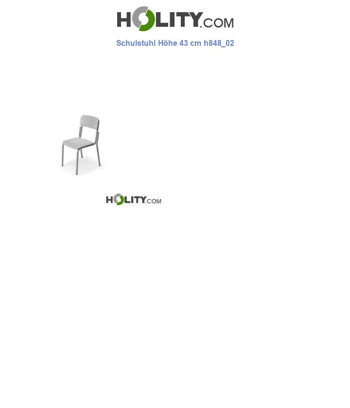 Schulstuhl Höhe 43 cm h848_02