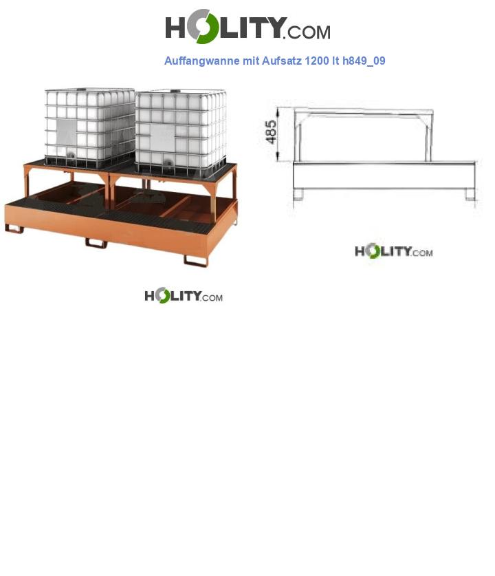 Auffangwanne mit Aufsatz 1200 lt h849_09