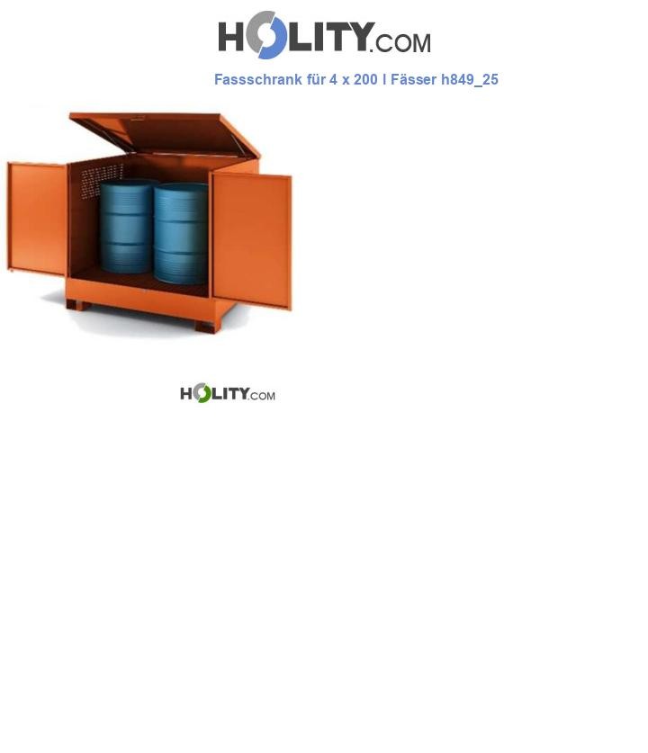 Fassschrank für 4 x 200 l Fässer h849_25