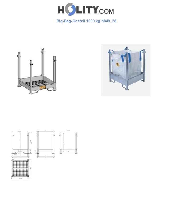 Big-Bag-Gestell 1000 kg h849_28
