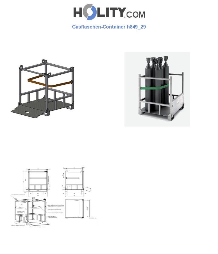 Gasflaschen-Container h849_29