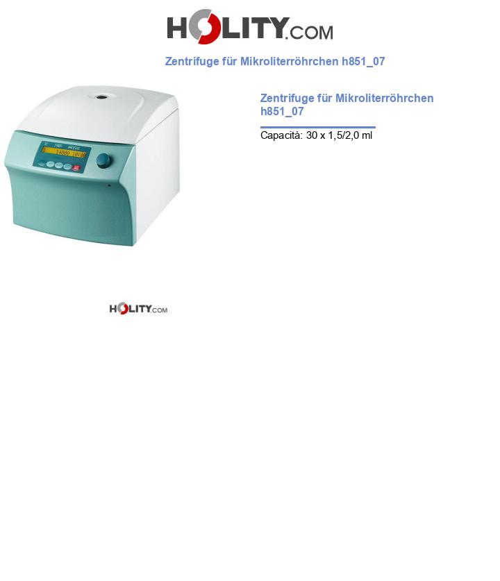 Zentrifuge für Mikroliterröhrchen h851_07