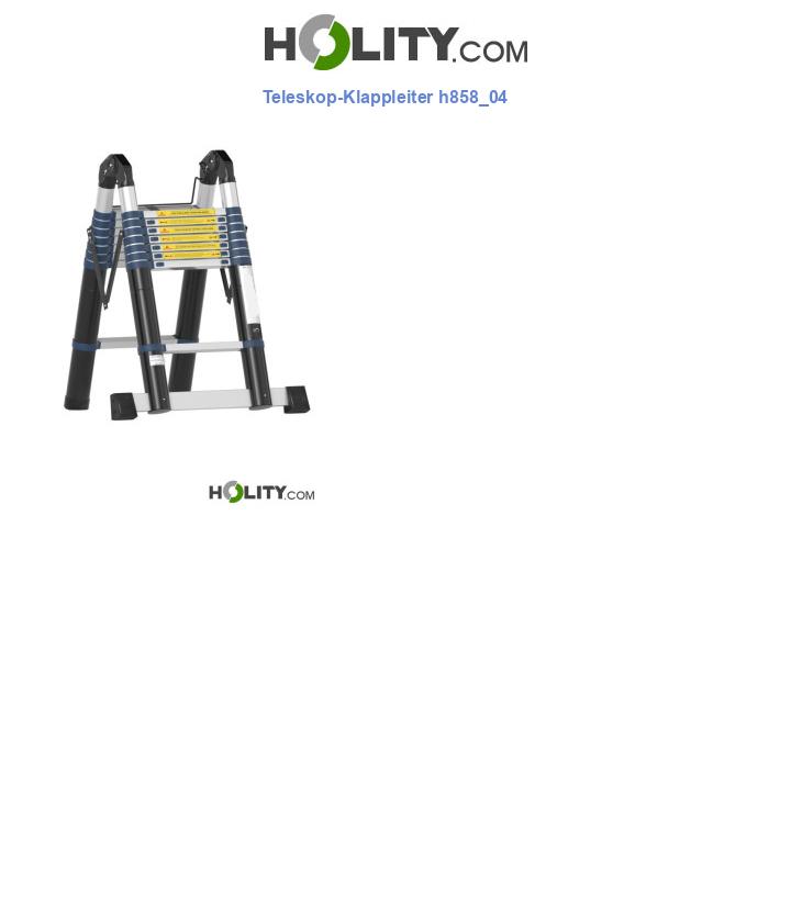 Teleskop-Klappleiter h858_04