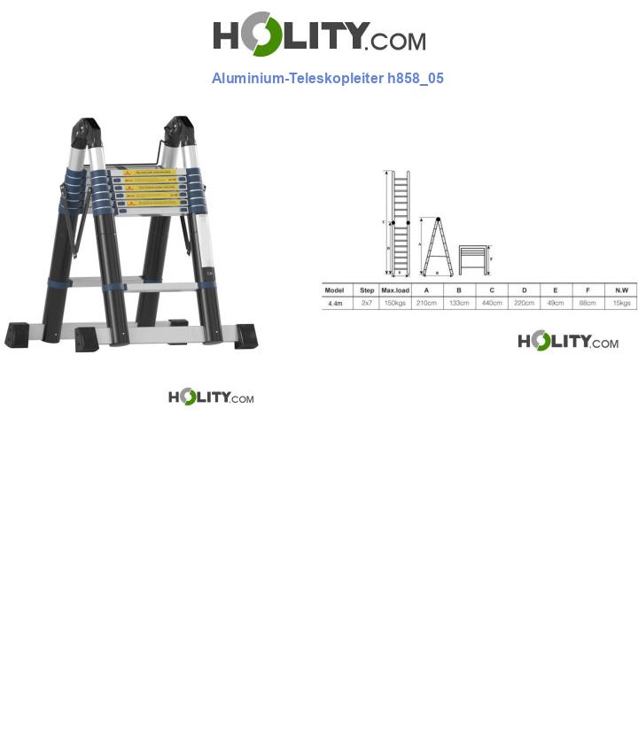 Aluminium-Teleskopleiter h858_05