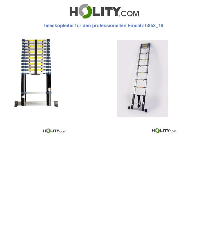 Teleskopleiter für den professionellen Einsatz h858_18