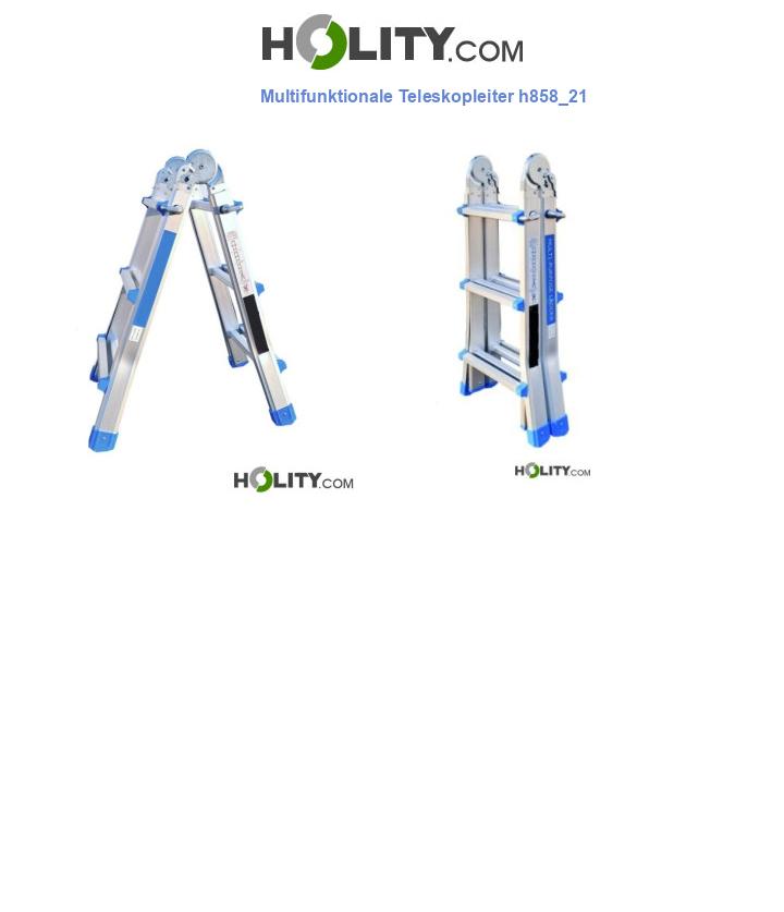Multifunktionale Teleskopleiter h858_21