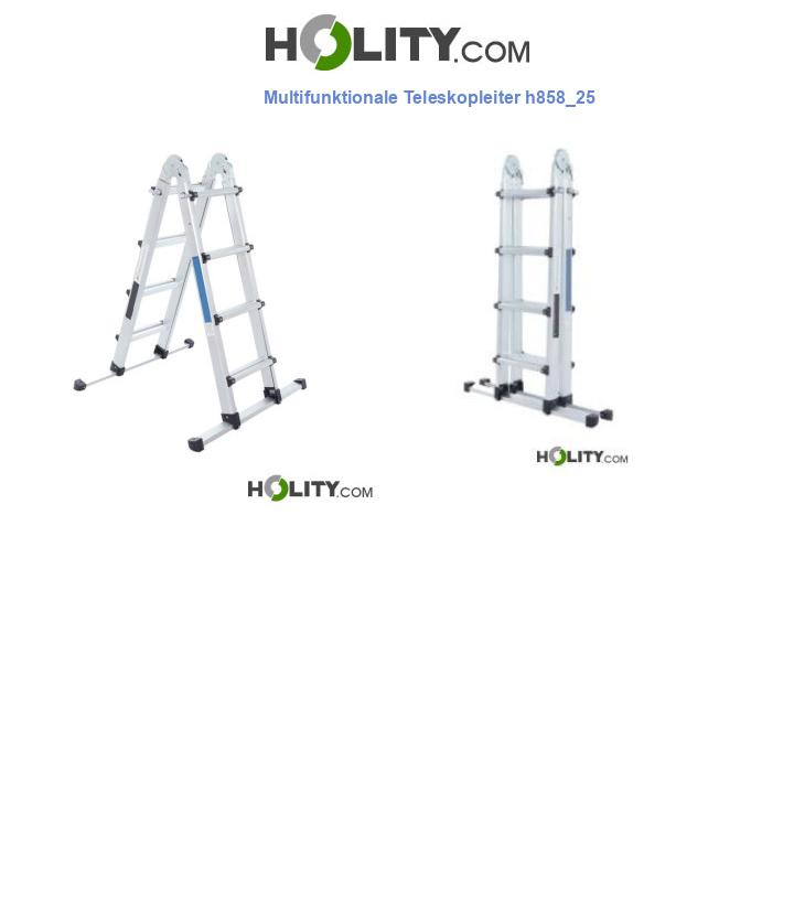 Multifunktionale Teleskopleiter h858_25