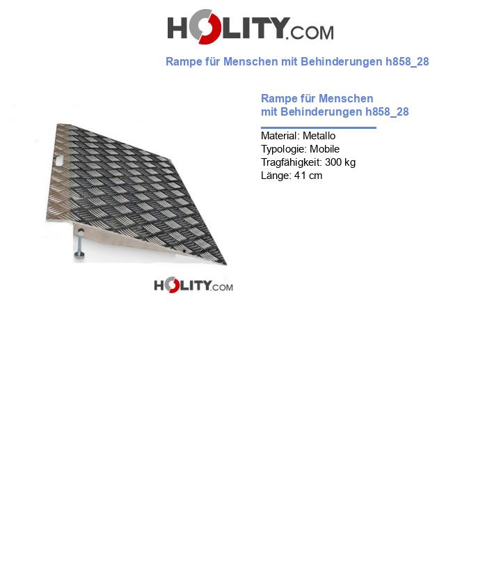 Rampe für Menschen mit Behinderungen h858_28