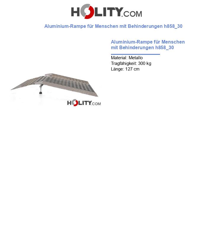 Aluminium-Rampe für Menschen mit Behinderungen h858_30