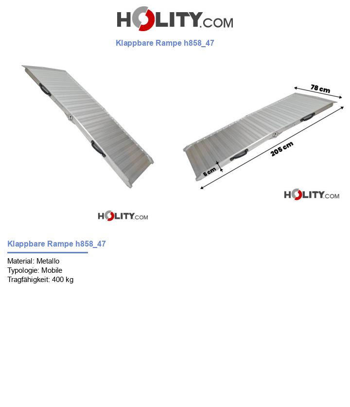 Klappbare Rampe h858_47