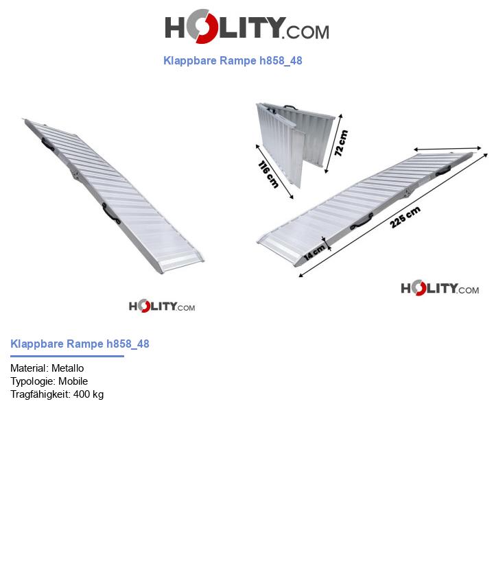Klappbare Rampe h858_48