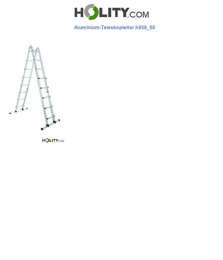 Aluminium-Teleskopleiter h858_50