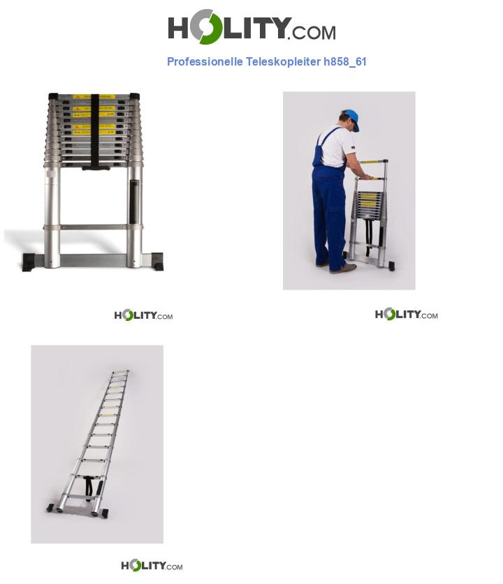 Professionelle Teleskopleiter h858_61