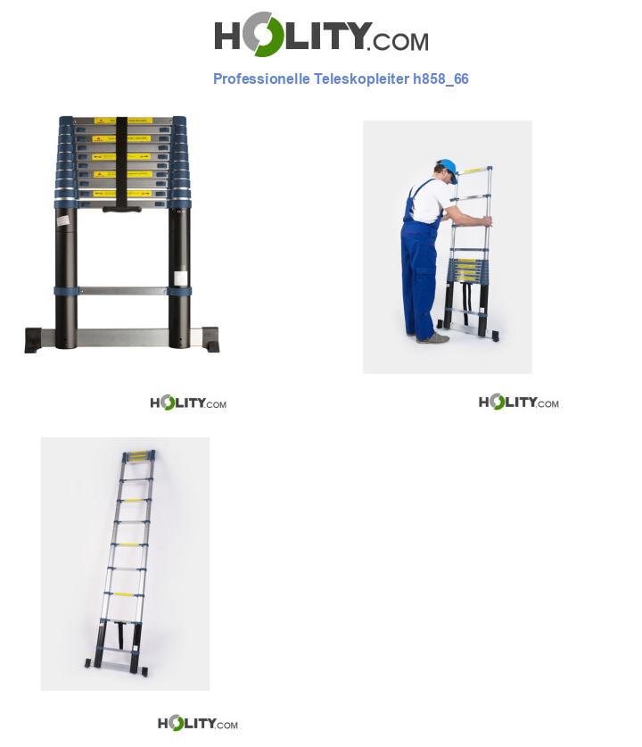 Professionelle Teleskopleiter h858_66