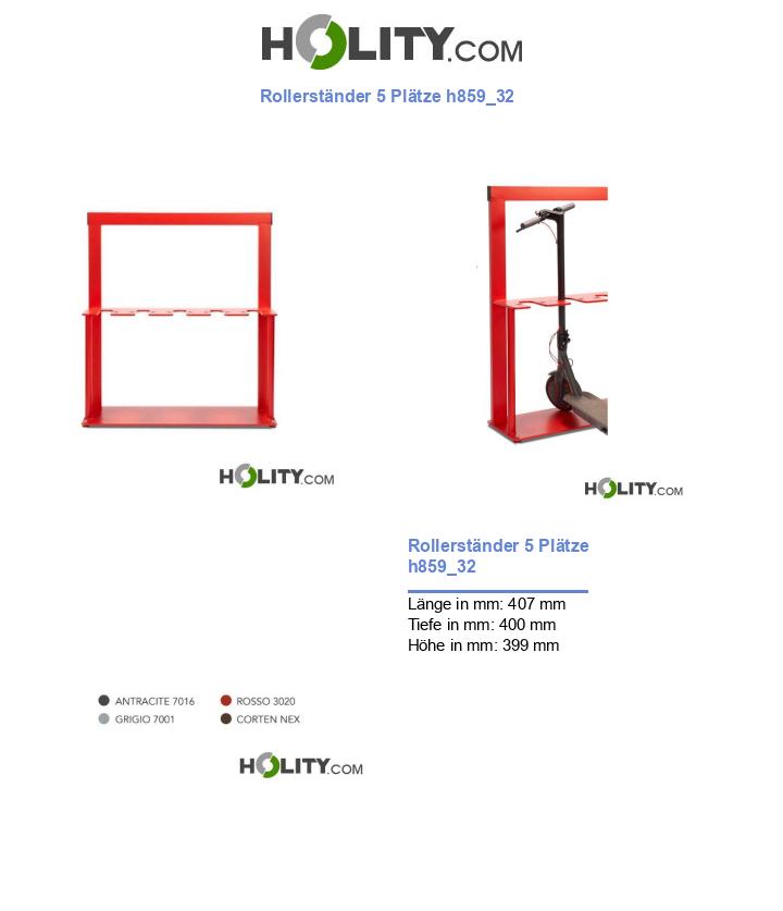 Rollerständer 5 Plätze h859_32