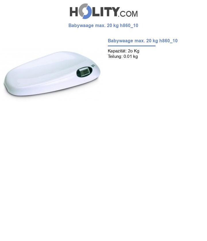 Babywaage max. 20 kg h860_10