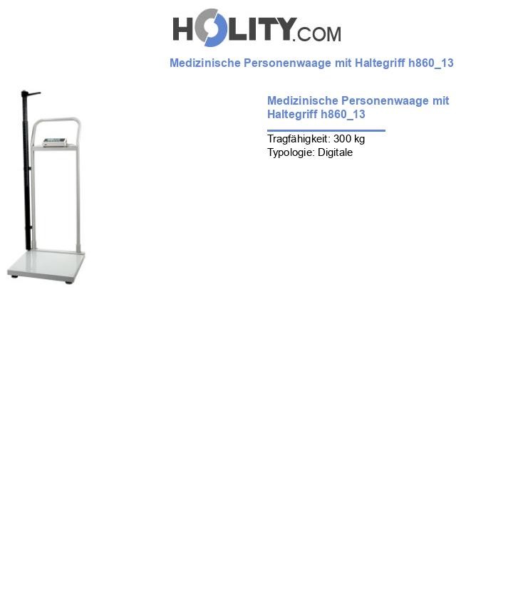 Medizinische Personenwaage mit Haltegriff h860_13