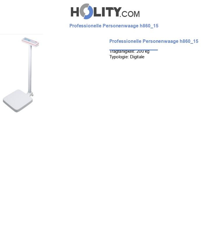 Professionelle Personenwaage h860_15