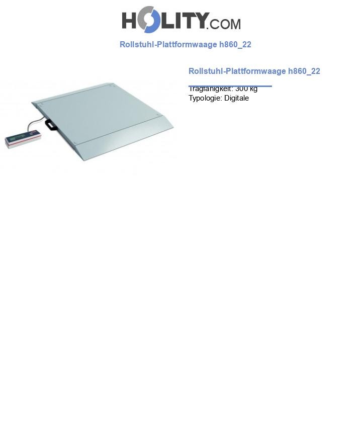 Rollstuhl-Plattformwaage h860_22