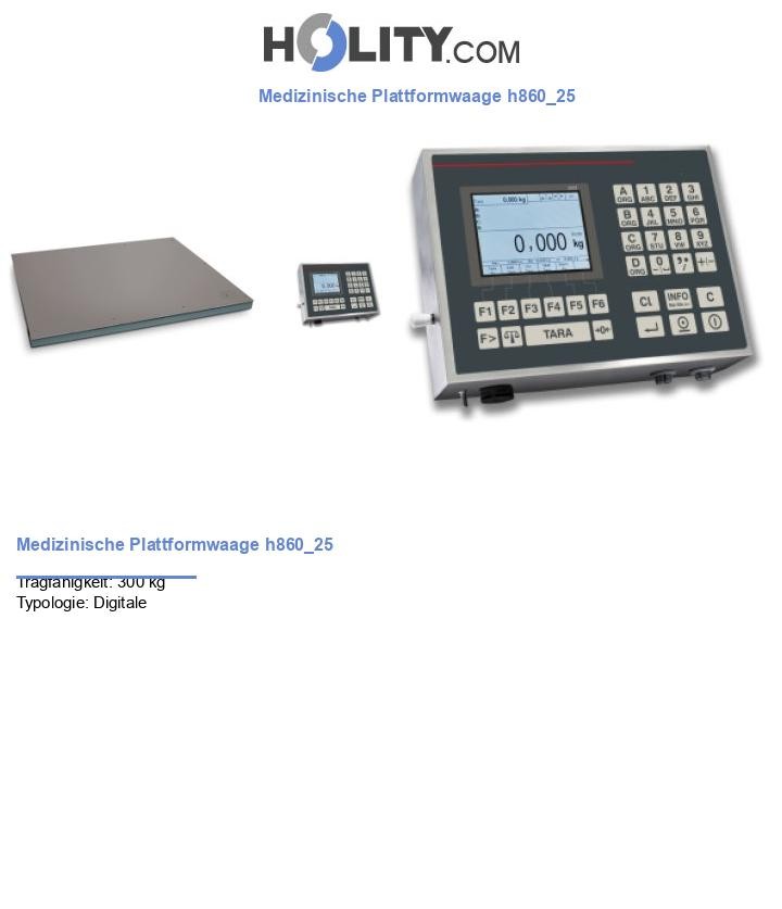 Medizinische Plattformwaage h860_25